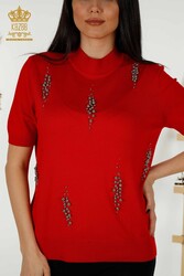 14GG Product Viscose Elite Knitwear Col montant Fabricant de vêtements pour femmes - 16929 | Vrai textile - Thumbnail