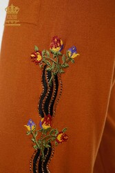 14GG produzierter Viskose-Elite-Strickwaren-Trainingsanzug, Blumenstickerei, Hersteller von Damenbekleidung – 16528 | Echtes Textil - Thumbnail