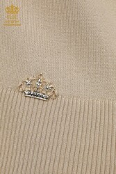 14GG Produzierte Viskose Elite Strickwaren Amerikanisches Modell Damenbekleidung - 16271 | Echtes Textil - Thumbnail