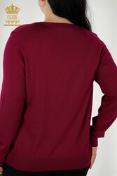 14GG Produced Viscose Elit Knitwear Basic Logo Damenbekleidung - 30181 | Echtes Textil - Thumbnail