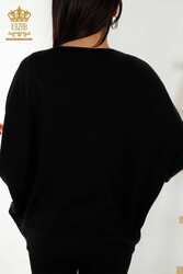 14GG Produzierte Viskose-Elite-Strickwaren - Basic - Mit Logo - Damenbekleidung - 30241 | Echtes Textil - Thumbnail