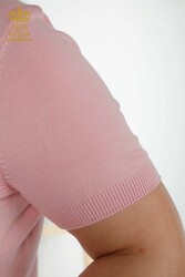 14GG Produzierte Viskose-Elite-Strickwaren mit Stehkragen für Damen – 16168 | Echtes Textil - Thumbnail