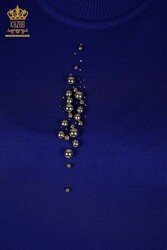 14GG Produzierter Viskose-Elite-Strickwaren-Stehkragen-Damenbekleidungshersteller - 16929 | Echtes Textil - Thumbnail