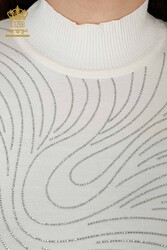 14GG Produzierter Viskose-Elite-Strickwaren-Hersteller von Steinbestickter Damenbekleidung – 30018 | Echtes Textil - Thumbnail