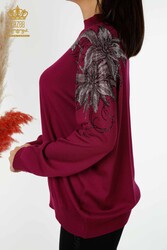 из ангорской пряжи Трикотаж - Воротник-стойка - Производитель женской одежды - 16597 | Настоящий текстиль - Thumbnail