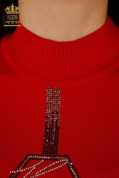 14GG Произведенная вискоза Элита Трикотаж - Вышивка камнем - Американская модель - Женская одежда - 16639 | Настоящий текстиль - Thumbnail
