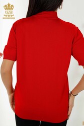 14GG Произведенная вискоза Элита Трикотаж - Вышивка камнем - Американская модель - Женская одежда - 16639 | Настоящий текстиль - Thumbnail
