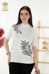 14GG Üretilen Viskon Elit Triko Dik Yaka Kadın Giyim Üreticisi - 16716 | Reel Tekstil - Thumbnail