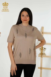14GG Üretilen Viskon Elit Triko Dik Yaka Kadın Giyim Üreticisi - 16929 | Reel Tekstil - Thumbnail