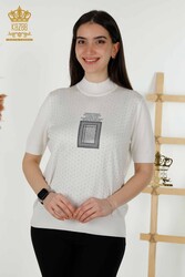 14GG Üretilen Viskon Elit Triko Dik Yaka Kadın Giyim Üreticisi - 16968 | Reel Tekstil - Thumbnail