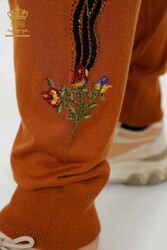 14GG Üretilen Viskon Elit Triko Eşofman Takım Çiçek Nakışlı Kadın Giyim Üreticisi - 16528 | Reel Tekstil - Thumbnail