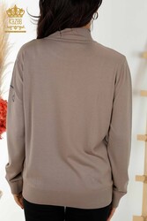 14GG Üretilen Viskon Elit Triko Kristal Taş İşlemeli Kadın Giyim Üreticisi - 30013 | Reel Tekstil - Thumbnail