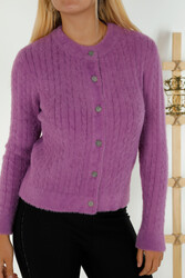 7GG Produced Wool Viscose Cardigan Angora Women's Clothing Manufacturer - 30321 | Real Textile - Thumbnail