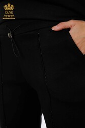 Спортивный костюм с аквалангом и двумя пряжами Производитель женской одежды с двумя карманами - 17429 | Настоящий текстиль - Thumbnail
