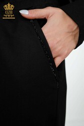 Акваланг и две пряжи Спортивный костюм Производитель женской одежды с карманами - 17449 | Настоящий текстиль - Thumbnail