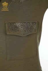 Спортивный костюм с аквалангом и двумя пряжами Производитель женской одежды на молнии - 17426 | Настоящий текстиль - Thumbnail