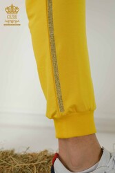 Спортивный костюм с аквалангом и двумя пряжами Велосипедный воротник Производитель женской одежды - 17206 | Настоящий текстиль - Thumbnail