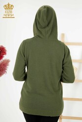 Prendas de punto con capucha de hilo de angora Fabricante de ropa de mujer - 40003 | Textiles reales - Thumbnail