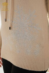 Prendas de punto con capucha de hilo de angora Fabricante de ropa de mujer - 40003 | Textiles reales - Thumbnail