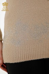 Sweat à capuche en tricot en fil angora Fabricant de vêtements pour femmes - 40003 | Vrai textile - Thumbnail