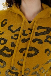Трикотаж с капюшоном из ангорской пряжи Производитель женской одежды - 40004 | Настоящий текстиль - Thumbnail