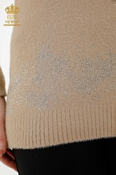 هودي تريكو مصنوع من خيوط الأنجورا مُصنّع ملابس نسائية - 40003 | نسيج حقيقي - Thumbnail