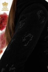 هودي تريكو مصنوع من خيوط الأنجورا مُصنّع ملابس نسائية - 40004 | نسيج حقيقي - Thumbnail
