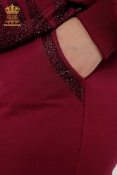 سكوبا واثنين من الغزل بدلة رياضية الجيب الشركة المصنعة للملابس النسائية - 17539 | نسيج حقيقي - Thumbnail