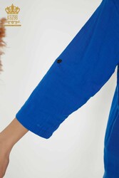Hemden, Shorts, Sets, hergestellt aus Baumwoll-Lycra-Stoff, Taschen, Hersteller von Damenbekleidung – 20401 | Echtes Textil - Thumbnail
