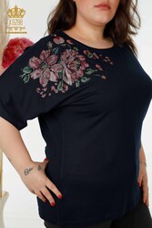 Blusa Producida con Tela de Viscosa Patrón Floral Fabricante de Ropa de Mujer - 79052 | Textiles reales - Thumbnail