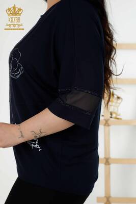 Blusa Producida con Tela Viscosa Patrón Floral Fabricante de Ropa