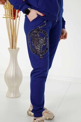 Combinaison de survêtement Scuba et Two Yarn Tiger Pattern Fabricant de vêtements pour femmes - 17495 | Vrai textile - Thumbnail