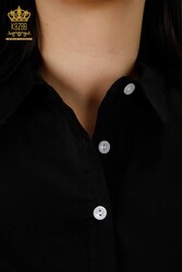 Camicia Color Transition Prodotta con tessuto Lycra di cotone Produttore di abbigliamento femminile - 20308 | Tessuto reale - Thumbnail