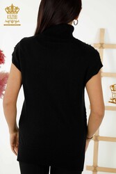 ژاکت بافتنی تولیدی 14GG Corespun تولیدی پوشاک زنانه یقه اسکی - 30242 | نساجی واقعی - Thumbnail
