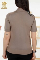 ویسکوز 14GG تولیدی - الیت - بافتنی - یقه بلند - تولید کننده پوشاک زنانه - 16716 | نساجی واقعی - Thumbnail