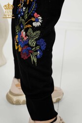 ست لباس ورزشی زنانه سنگ دوزی شده ویسکوز الیت تولیدی 14GG تولید کننده لباس زنانه - 16560 | نساجی واقعی - Thumbnail