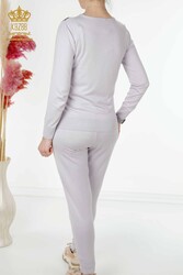 کت و شلوار ورزشی کت و شلوار بافتنی ویسکوز الیت تولیدی 14GG تولید کننده لباس زنانه مدل ببر - 16525 | نساجی واقعی - Thumbnail