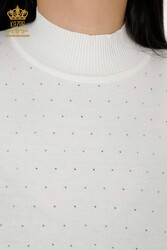 تولید کننده لباس زنانه یقه ایستاده ویسکوز الیت تولیدی 14GG - 30014 | نساجی واقعی - Thumbnail