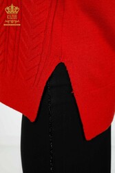 ژاکت بافتنی ویسکوز الیت تولیدی 14GG سنگ دوزی پوشاک زنانه تولیدی - 30097 | نساجی واقعی - Thumbnail