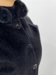 ویسکوز پشمی تولیدی 7GG - سنگ کت دوزی - تولید کننده پوشاک زنانه - 19105 | نساجی واقعی - Thumbnail