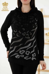 هودی بافتنی تولیدی پوشاک زنانه نخ آنگورا - 40004 | نساجی واقعی - Thumbnail