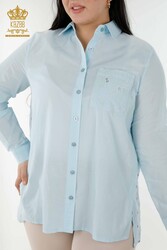 پیراهن های ساخته شده از پارچه لاکرا پنبه ای با توری جزئیات لباس زنانه تولید کننده - 20319 | نساجی واقعی - Thumbnail