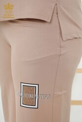 کت و شلوار ورزشی اسکوبا و دو نخ تولید کننده پوشاک زنانه آستین کوتاه - 17548 | نساجی واقعی - Thumbnail