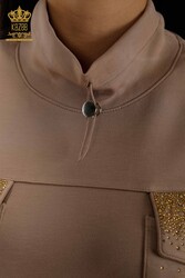 کت و شلوار ورزشی اسکوبا و دو نخی تولید کننده لباس زنانه دو جیبی - 17429 | نساجی واقعی - Thumbnail