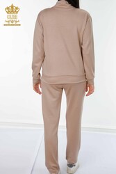 کت و شلوار ورزشی اسکوبا و دو نخی تولید کننده لباس زنانه دو جیبی - 17429 | نساجی واقعی - Thumbnail