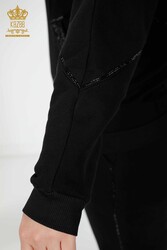 کت و شلوار ورزشی دو نخی تولید کننده پوشاک زنانه زیپ دار - 17470 | نساجی واقعی - Thumbnail