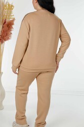 کت و شلوار ورزشی اسکوبا و دو نخ تولید کننده لباس زنانه مدل ببر - 17435 | نساجی واقعی - Thumbnail