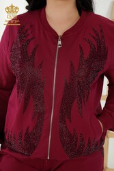تولید کننده لباس زنانه جیبی کت و شلوار ورزشی اسکوبا و دو نخ - 17539 | نساجی واقعی - Thumbnail