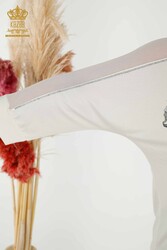 بلوزة مُنتجة من قماش فسكوزي تول مُصنِّع ملابس حريمي مفصلة - 79084 | نسيج حقيقي - Thumbnail