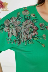 مصنوعة من قماش الفسكوز بنقشة الزهور مُصنِّع الملابس النسائية - 79052 | نسيج حقيقي - Thumbnail